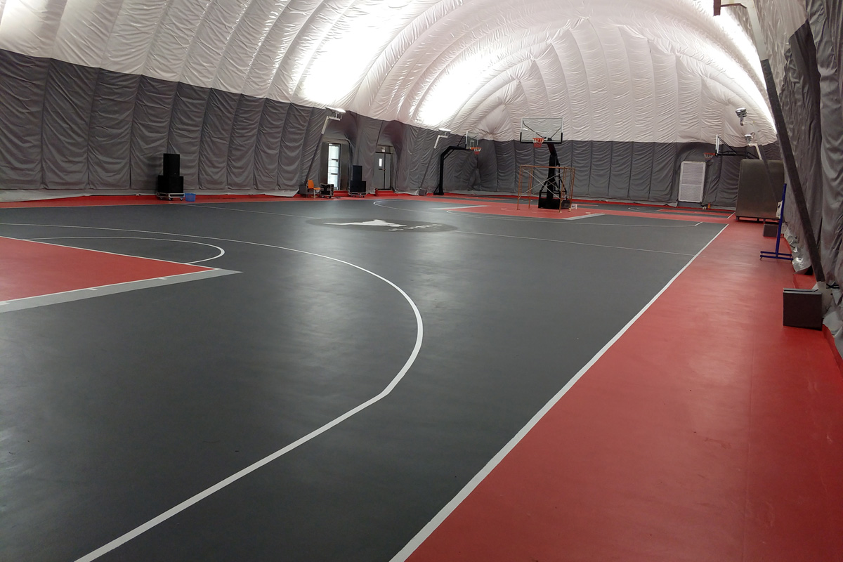 V5跨界空間氣膜籃球館
