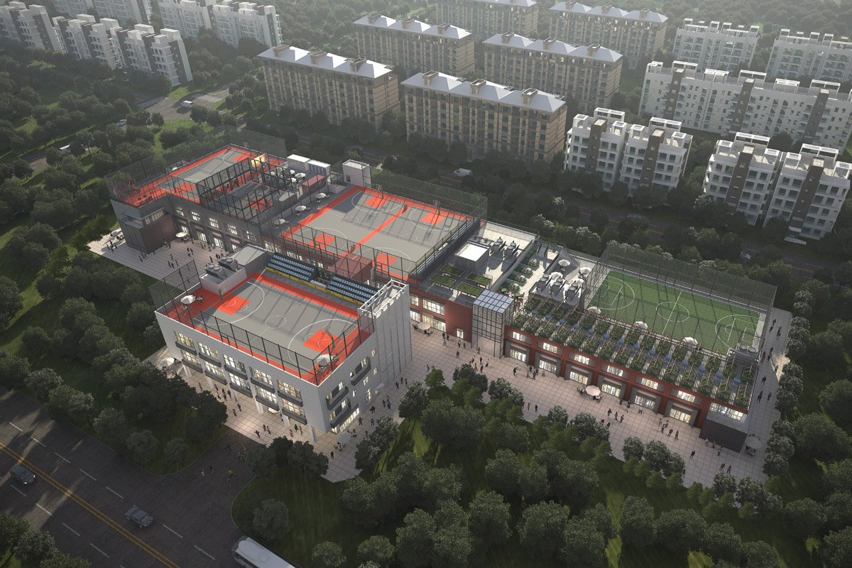 中糧創邑-天臺籃球場