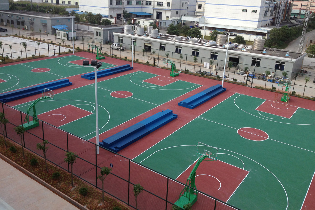 立訊集團(tuán)-訊滔電子 足球場(chǎng)、籃球場(chǎng)、跑道