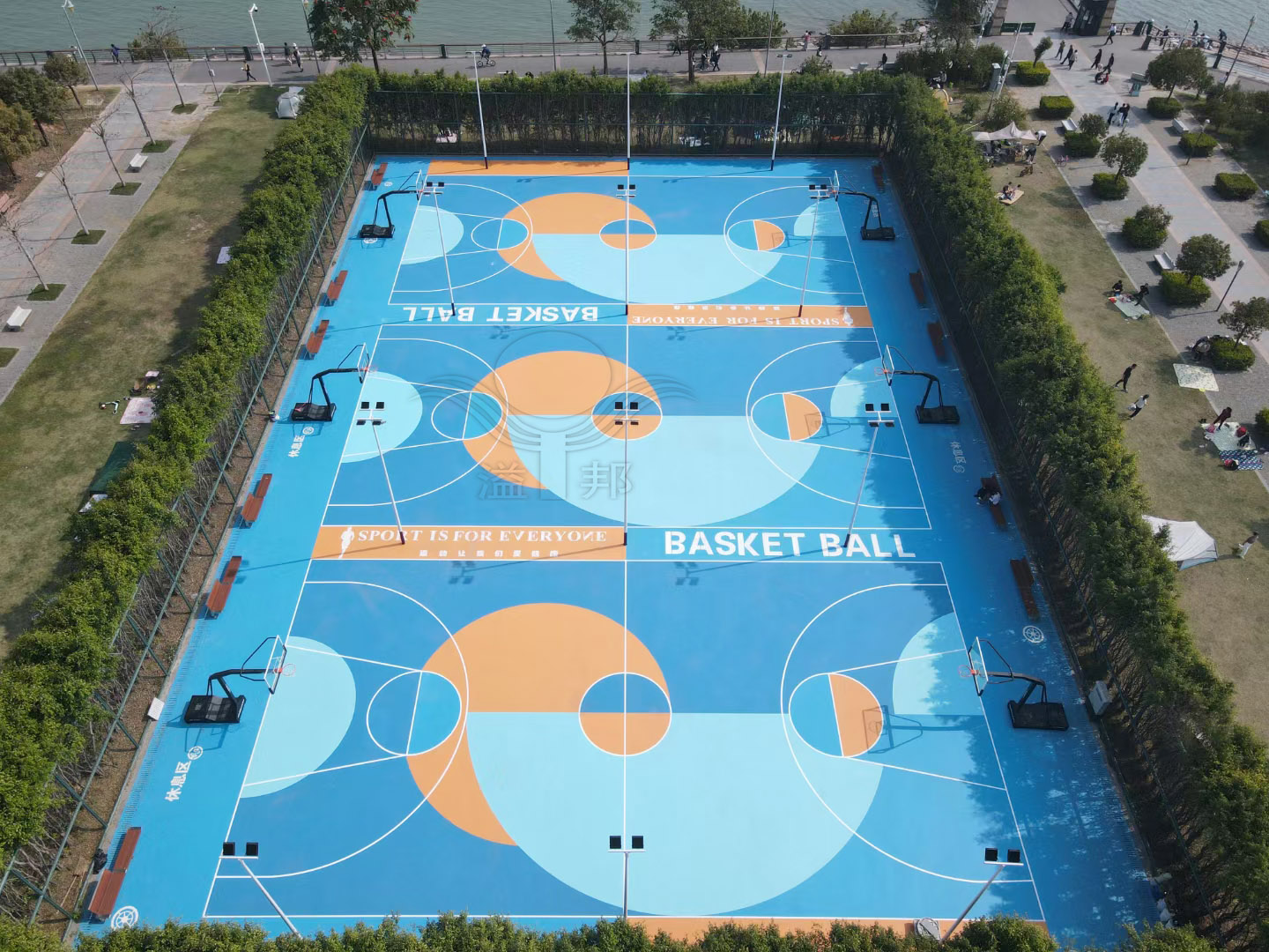 公園籃球場 公園籃球場